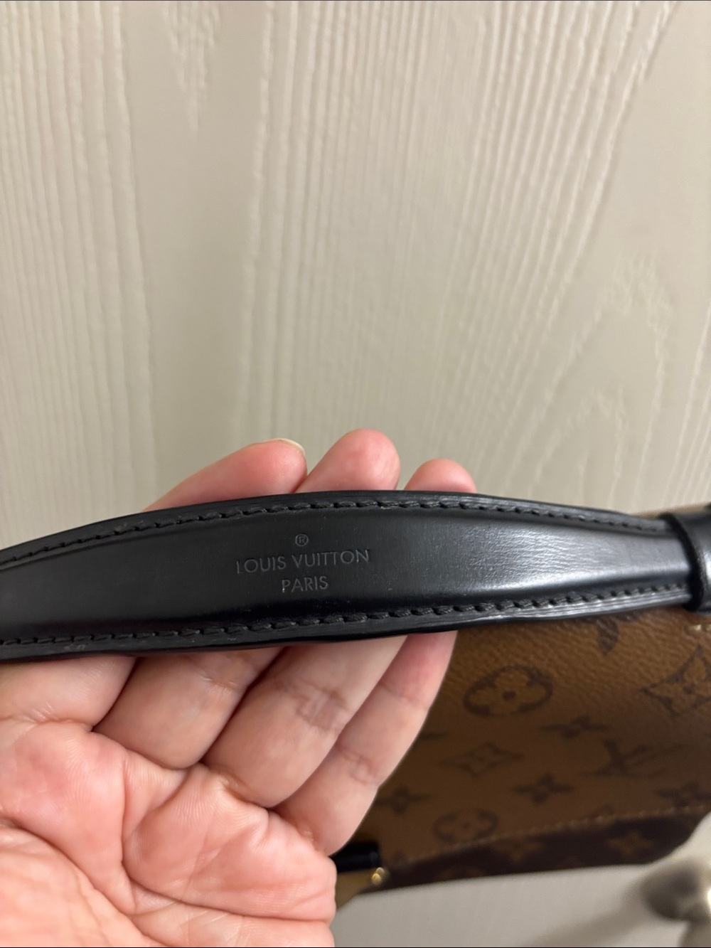 Louis Vuitton Brown Two-Tone Monogram Crossbody Bag - Picture 2 of 10
